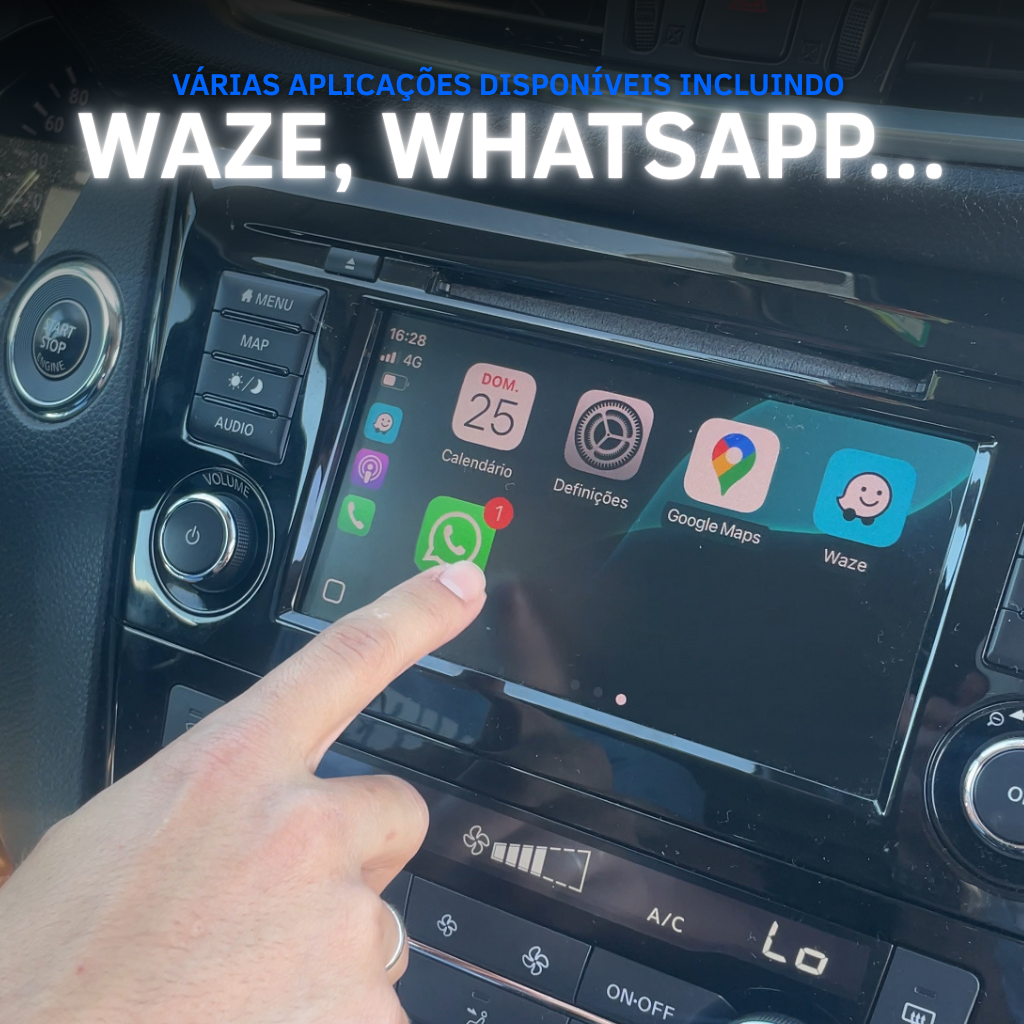 Burnout Pen Adaptador Sem Fios CarPlay/AndroidAuto